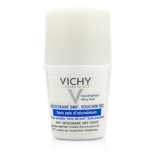 VICHY โรออน24Hr Deodorant Dry Touch Roll-On (For Sensitive Skin) - 50ml/1.69oz