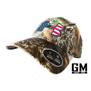 นําเข้า พร้อมส่ง✅  UA realtree Big Flagusa. Logo snapback  ปรับขนาดได้