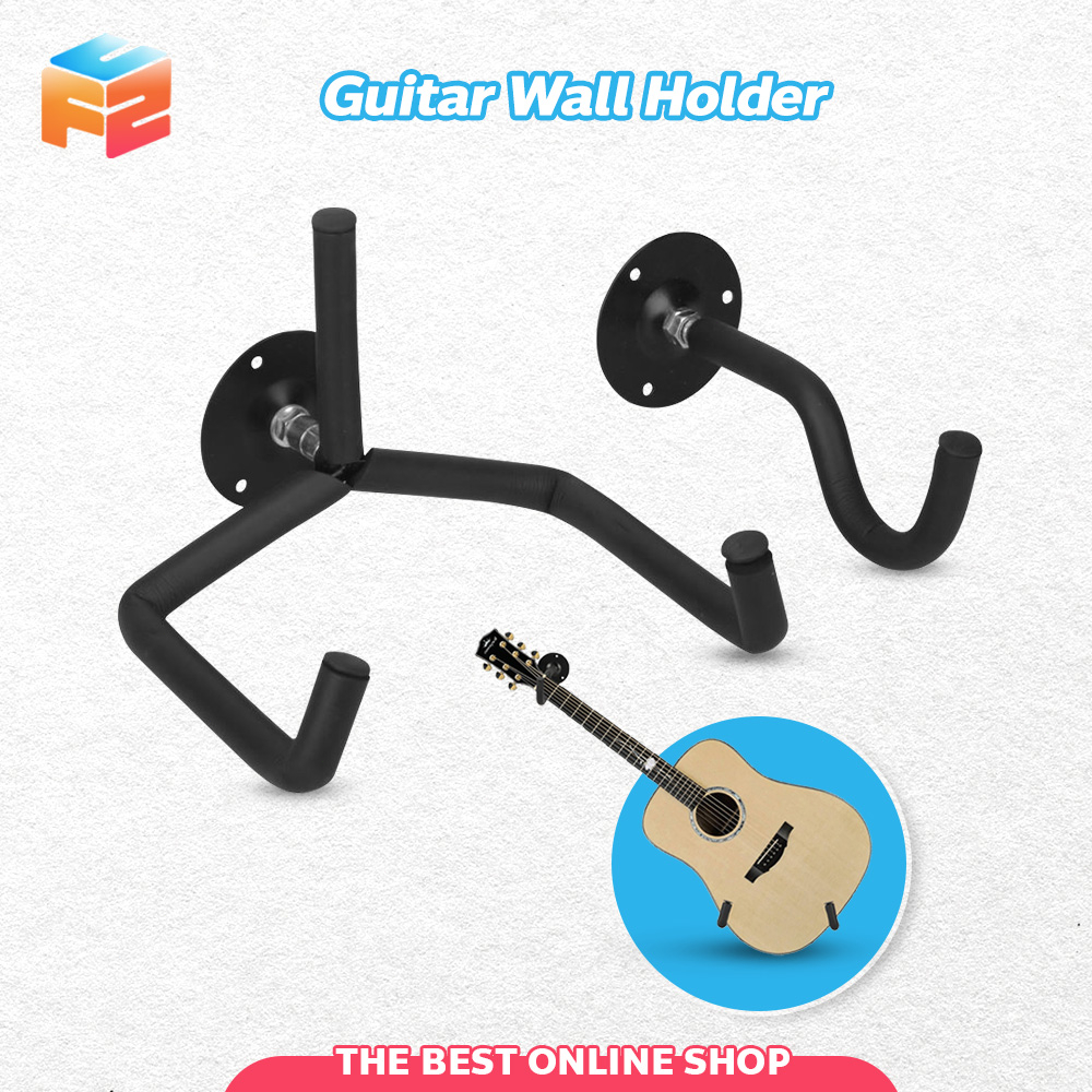 F2C ที่แขวนเครื่องดนตรีติดผนัง Guitar Wall Holder กีตาร์และเครื่องสายอื่นๆ