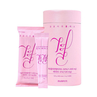 Lemona Gyeol Collagen plus Pink คอลลาเจนตัวดังเกาหลี 1,000mg (60ซอง)