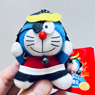 พวงกุญแจ ตุ๊กตา โดราเอม่อน Doraemon แต่งตัว งานสะสม หายากมาก สภาพดี ป้ายห้อย ป้ายผ้าชัด ลิขสิทธิ์แท้ ตำหนิหมวกเริ่มลอก