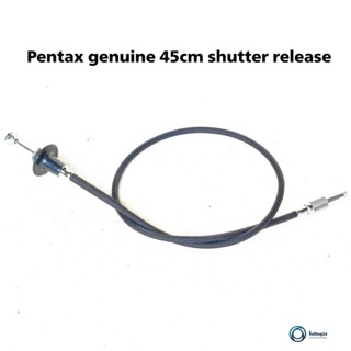 สายลั่นชัตเตอร์ Pentax genuine 45cm shutter release cable Black ตั้งล๊อคชัตเตอร์B ได้