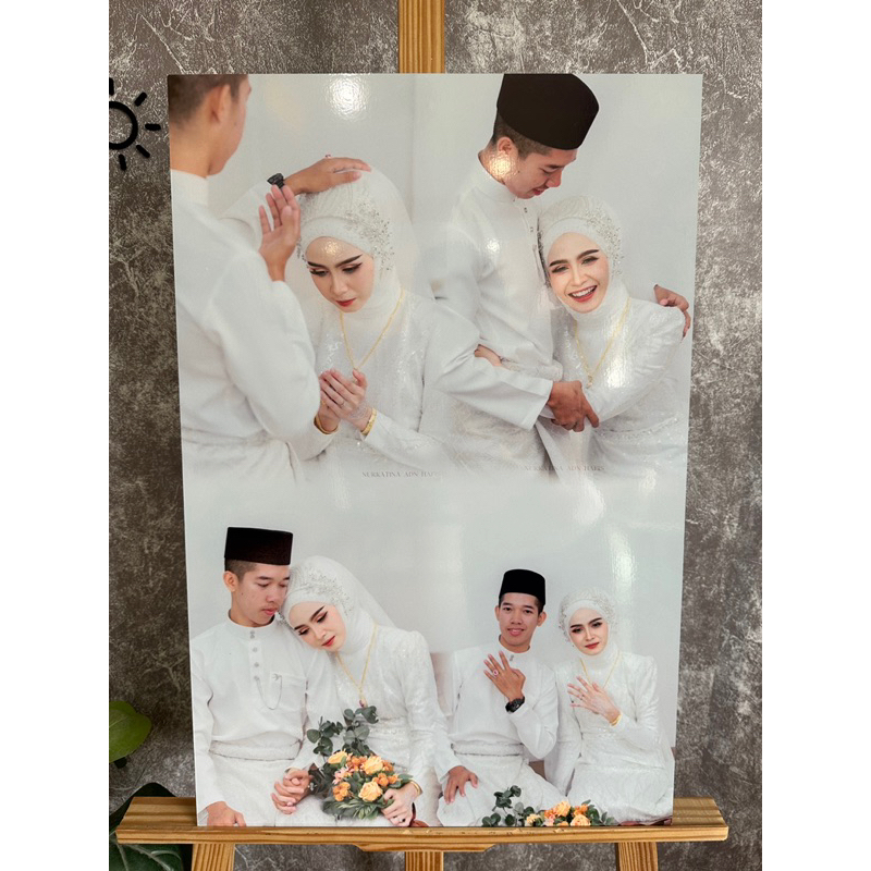 ส่งไวภายใน2-3วัน🚀 กรอบลอยบอร์ดไดคัท ขนาด40x60cm. 👉🏻งานโฟโต้ภาพเงาแวววับ❌ไม่ใช่ไวนิล - รูปที่ 7