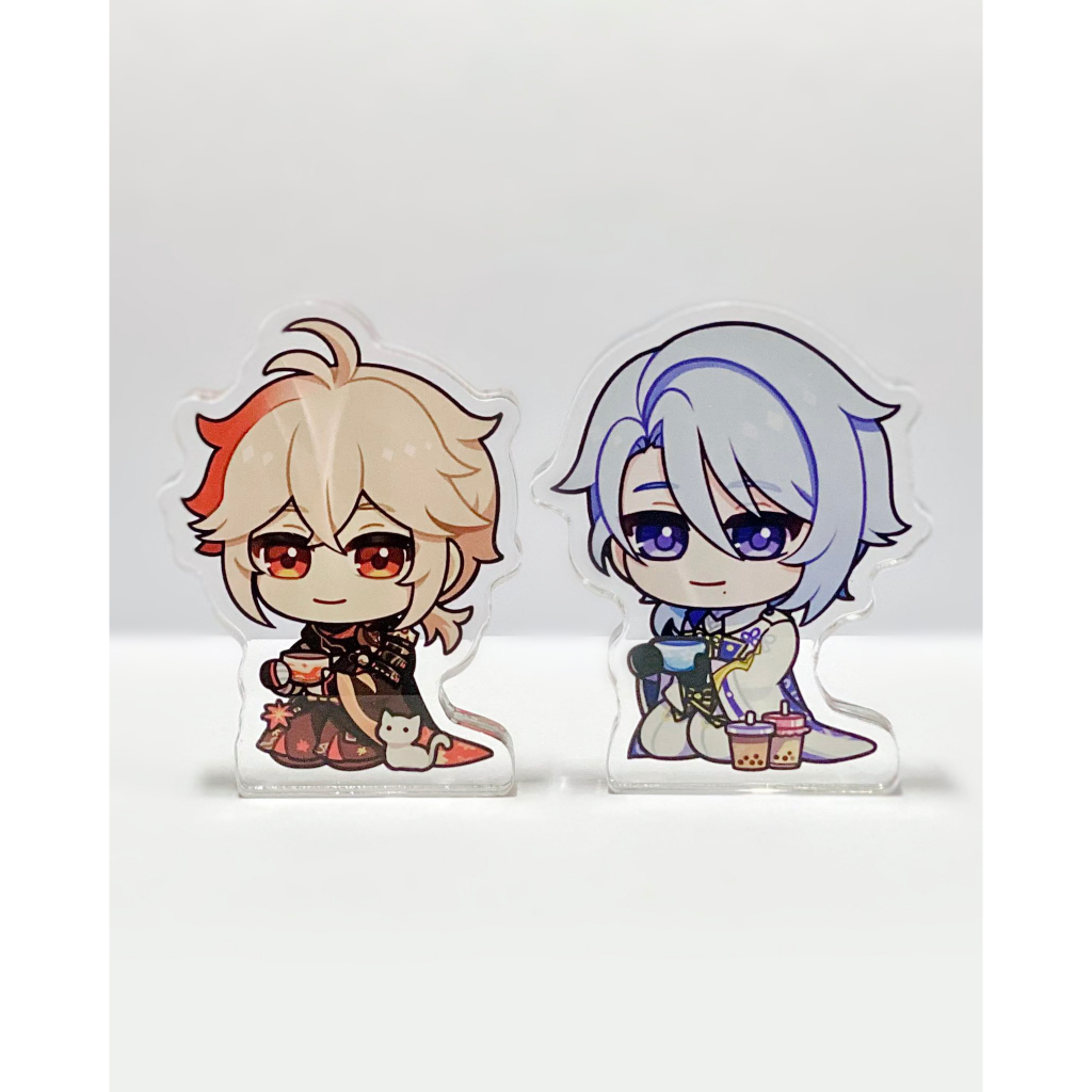 [Fanmade] Genshin Impact Character Thick Standee - Ayato & Kazuha