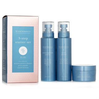BIOELEMENTS - 3-Step Starter สำหรับชุดผิวแห้ง - 3pcs