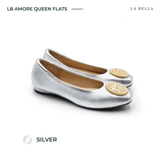 LA BELLA รุ่น LB AMORE QUEEN FLATS - SILVER