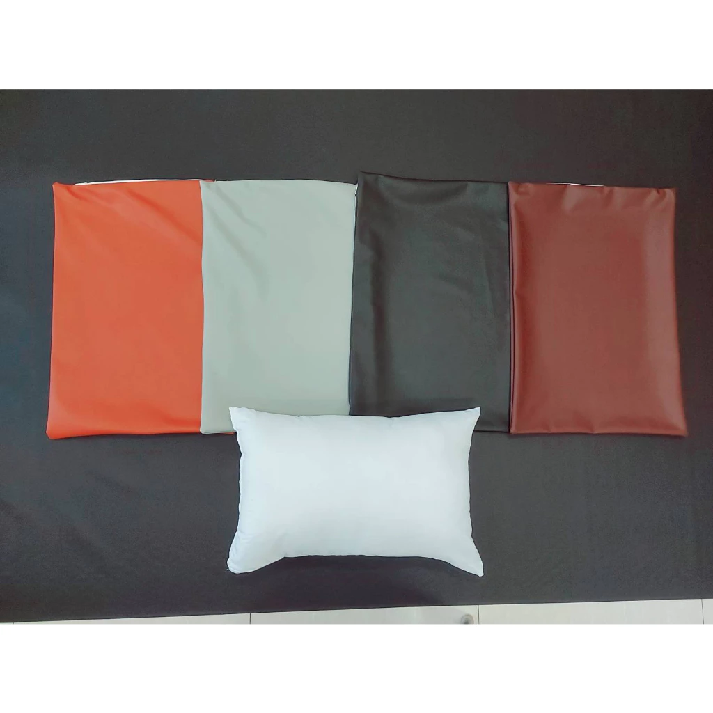 ปลอกหมอนหนังเทียม PVC ขนาด 16"x24" และ19"x29" กันน้ำ ทำความสะอาดง่าย(เฉพาะปลอก)