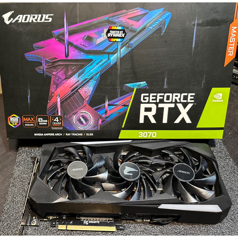 VGA (การ์ดจอ)RTX3070 8 GB GIGABYTE AORUS MASTER