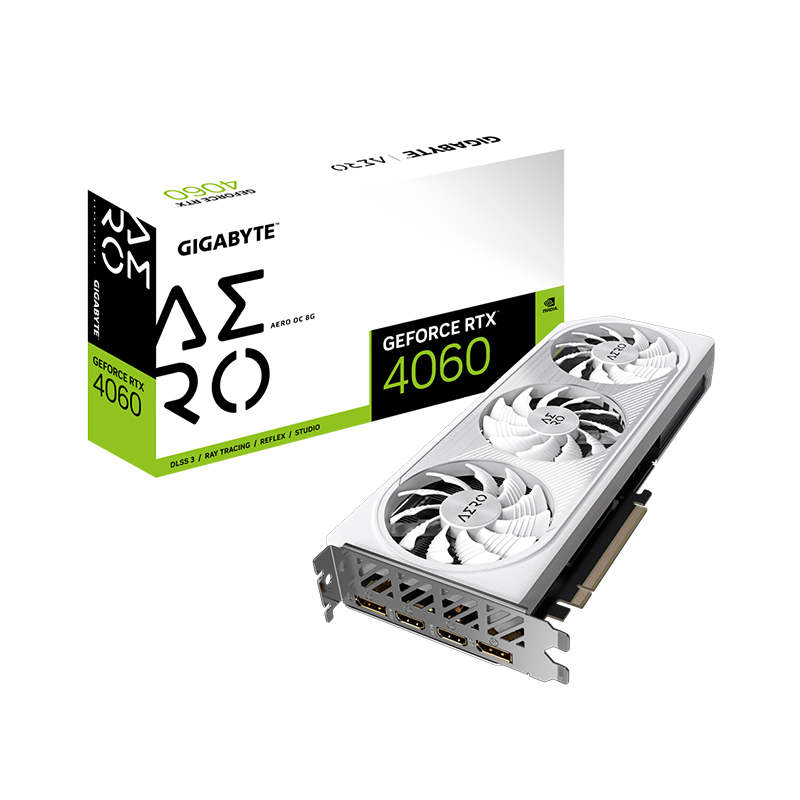 GIGABYTE VGA GEFORCE RTX 4060 AERO OC - 8GB GDDR6 - A0152543