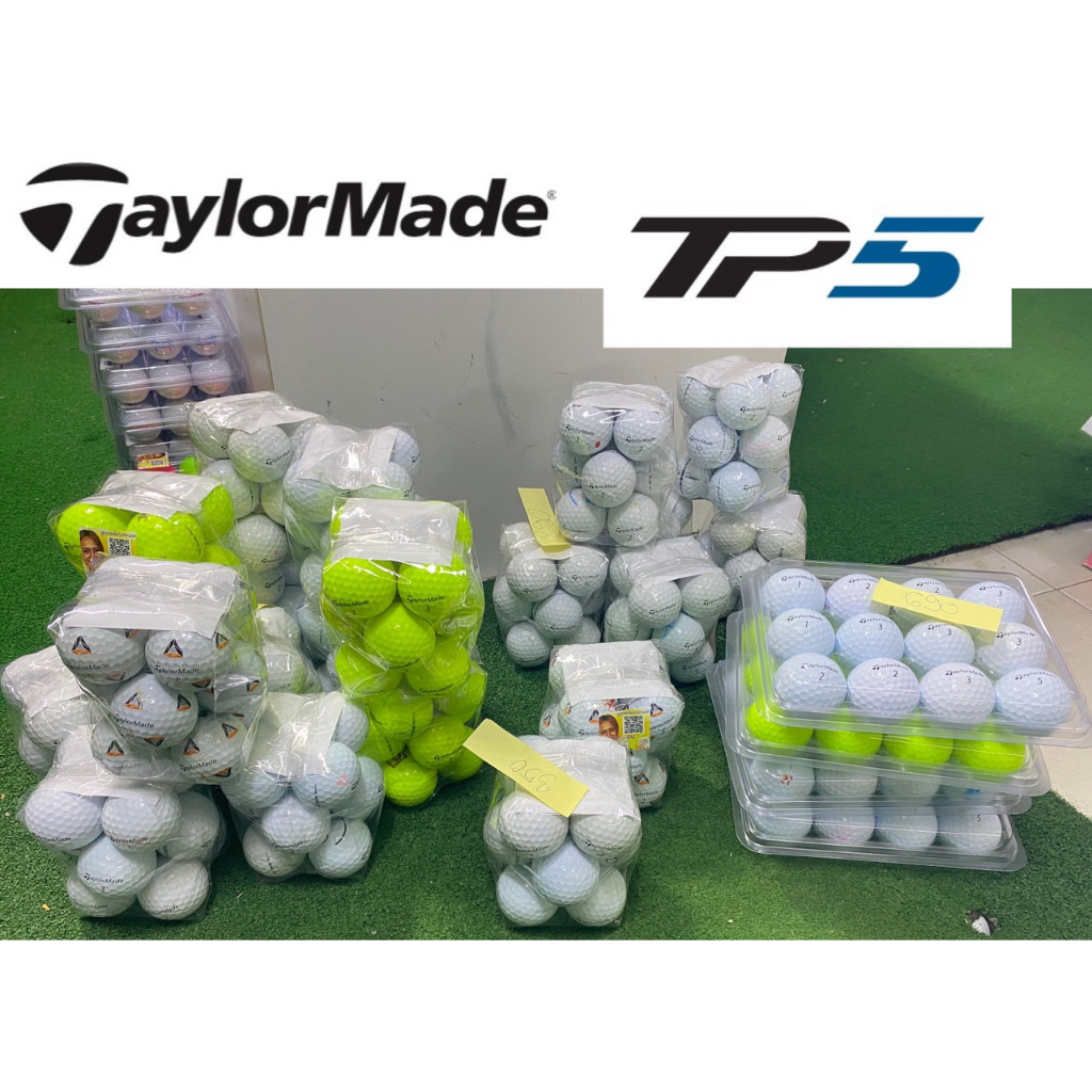ลูกกอล์ฟ Taylormade TP5 TP5X ลูกแท้ มีหลายเกรด golf golfball 12ball