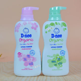 D-nee ดีนี่ แป้งเด็กเนื้อโลชั่น ดีนี่ ออร์แกนิค ฟอร์นิวบอร์น โลชั่น พาวเดอร์ 400 มล.