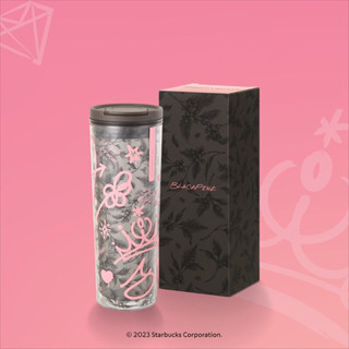 BLACKPINK Black Tumbler (16 oz.) เเก้วน้ำBLACKPINK + Starbucks