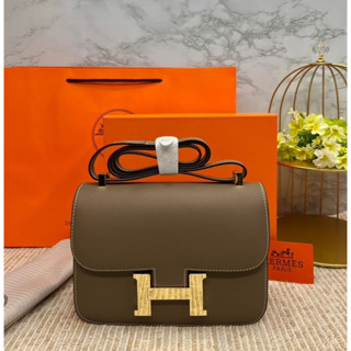 กระเป๋า Hermes งานออริหนังแท้เทียบแท้* size 22 cm boxset