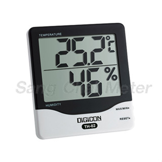 DIGICON มิเตอร์วัดอุณหภูมิและความชื้นแบบอิเล็กทรอนิกส์ TH-02 Electronic Thermo-Hygrometer