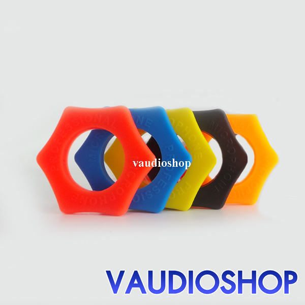 ยางกันกลิ้ง สำหรับไมค์สาย จำนวน 1 อัน กันกลิ้งไมค์ ยางกันไมค์กลิ้ง