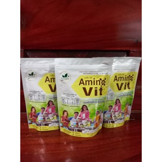 Amino vit(อะมิโนวิค)รสวนิลา3แพ๊ค(30ซอง)