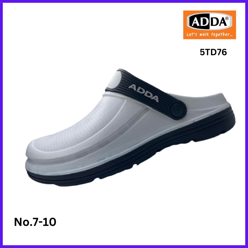 ADDA รองเท้าหัวโตผู้ชายรุ่น 5TD76 เพื่อสุขภาพเท้า พื้นนิ่ม (ไซส์7-10)