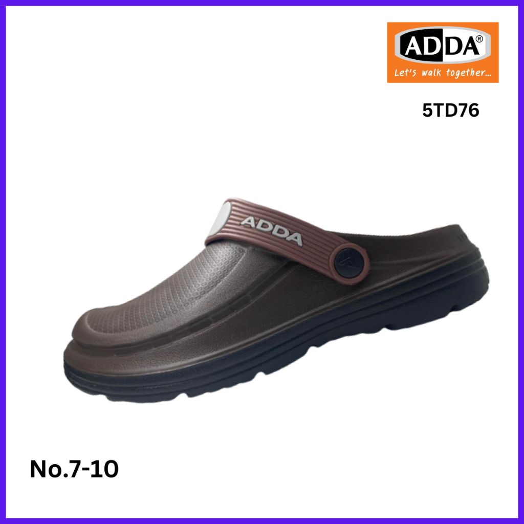 ADDA รองเท้าหัวโตผู้ชายรุ่น 5TD76 เพื่อสุขภาพเท้า พื้นนิ่ม (ไซส์7-10)