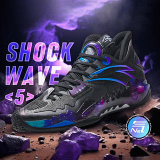 【ANTA X Kyrie Irving】 Shock Wave 5  รองเท้าบาสเก็ตบอลชาย กันลื่นทนต่อการสึกหรอ รองเท้ากีฬาผู้ชาย 812331611