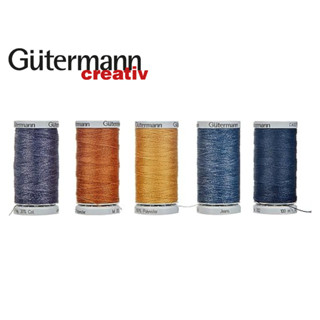 Gutermann ด้ายเย็บ Jeans Thread 100 m.