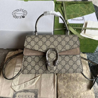 กระเป๋าสะพายพร้อมส่ง#gucci Small Dionysus top handle bagเทพ size 24 cm