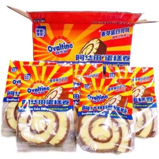 เค้กโรลโอวัลติน 1 กล่อง มี 5 ชิ้น Ovaltine Cake Roll 400 กรัม