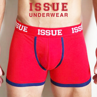 Exclusive ISSUE UNDERWEAR  Trunk Fashion กางเกงชั้นในชาย แฟชั่น สีแดง