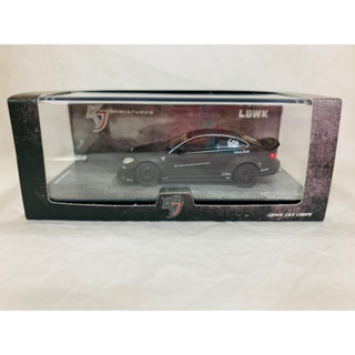 KJ Miniatures 1:64 scale LB Works Mercedes-Benz C63 Coupe Matte Black