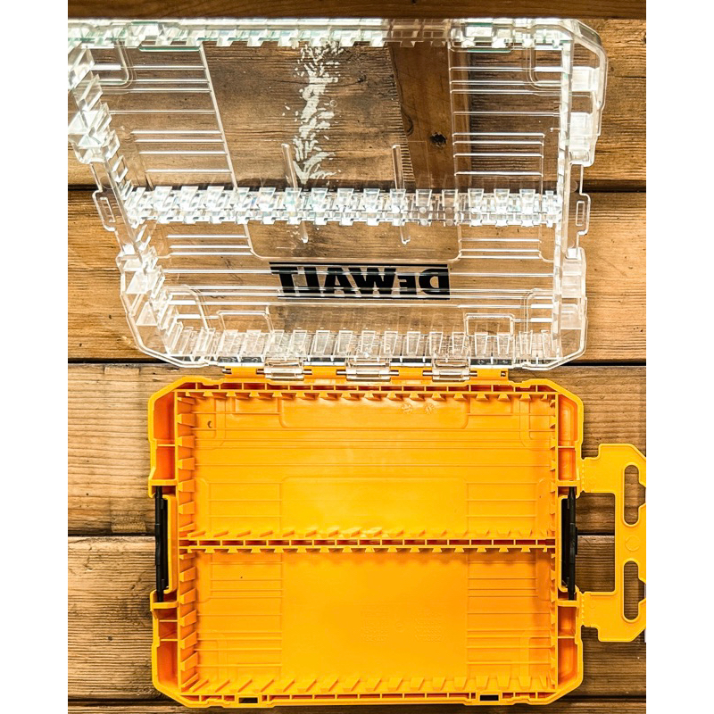 DeWALT Tough Case. กล่องเก็บดอกไขควง ดอกสว่าน DT70803 2ชั้น “กล่องเปล่าไม่มีรางใส่ดอก”