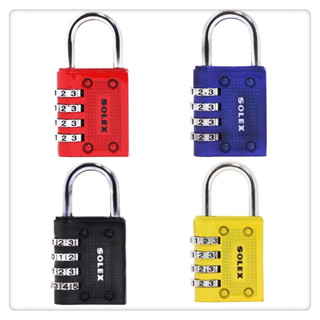 SOLEX COMBINATION LOCK กุญแจ รหัส 4 รหัส  C44 ล็อค ตู้ล็อคเกอร์ ตู้จดหมาย ขนาด 40 มิลลิเมตร