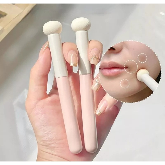 (มีส่งด่วน)แปรงคอนซิลเลอร์ หัวเห็ดหัวฟองน้ำเกลี่ยง่าย แปรง ราคา ถูกที่สุด ดีลบีเคเค