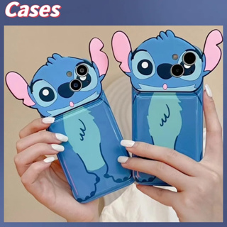 คูปองเคลม🎀เคสไอโ case for iphone 11 12 การ์ตูนน่ารักStitch เคส 14 13 12 11 pro max เคสโทรศัพท์มือถือที่สร้างสรรค์