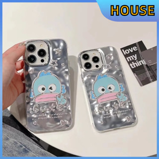 💲คูปองเคลม💲เคสไอโ case for iphone 11 12 ปลาน่าเกลียด เคส 14 13 12 11 pro max ชุบ การป้องกันอย่างเต็มที่