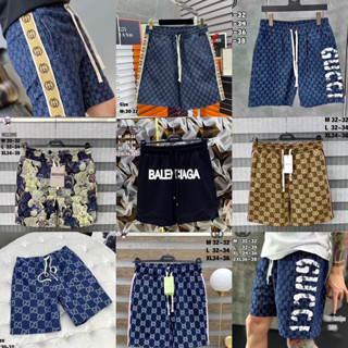 GUCCI | BALENCIAGA | MOSCHINO SHORT PANTS 🩳 Hiend 1:1 กางเกงขาสั้นผู้ชาย | สินค้าจัดส่งไว