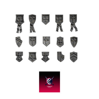 Warhammer 40k proxy parts Shoulder Shields04