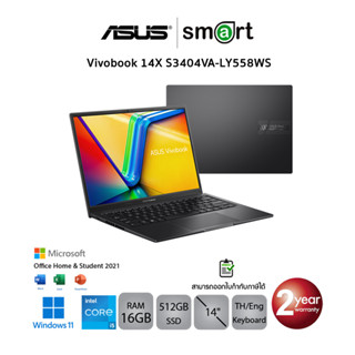 Asus Vivobook 14X S3404VA-LY558WS /i5-13500H/16GB/512GB/win11+ Office (INDIE BLACK)