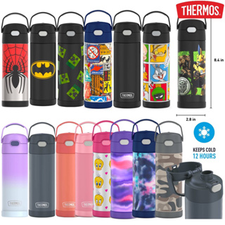 ของแท้🇺🇸 ลายใหม่ 2023💢กระติกน้ำ Thermos Funtainer 16oz ยกดื่ม กระติกน้ำสูญญากาศ เก็บร้อน เย็น ได้ 12 ชั่วโมง