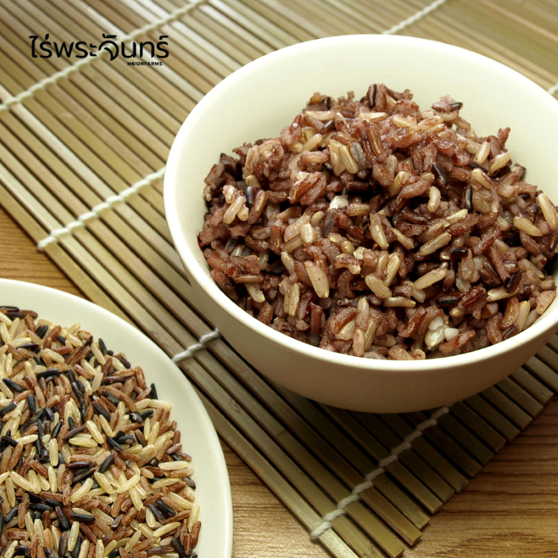 *ค่าส่งถูกที่สุด* ข้าว7สายพันธุ์ คัดพิเศษ ปลอดสาร ไม่ใช้สารกันมอด แบรนด์ไร่พระจันทร์ ( Mixed Rice 7สายพันธุ์ ข้าว7สี ) - รูปที่ 5