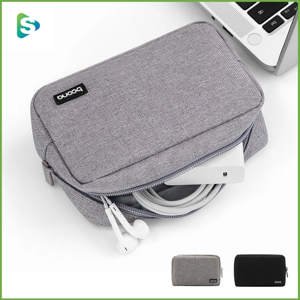 (พร้อมส่ง)กระเป๋าจัดระเบียบอุปกรณ์อิเล็กทรอนิกส์ แบตสำรอง เคสPower bank สายชาร์จ โทรศัพท์มือถือ หูฟัง เมาส์ อะแดปเตอร์