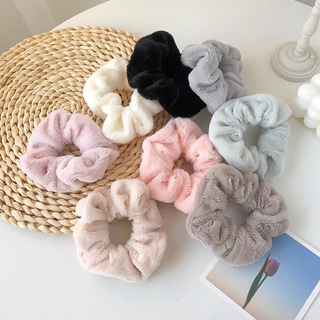 ยางมัดผมเกาหลี แฟชั่นสำหรับผู้หญิง สีสดใส