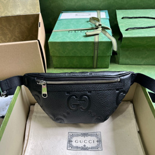 พรี​ ราคา4900 Gucci กุชชี่ 658582 หนังแท้ กระเป๋าคาดอก กระเป๋า​คาด​เอว23*13*5cm