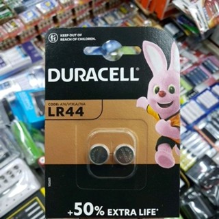 (แพคเกจEU) ถ่าน Duracell LR44, A76, V13GA 1.5V Alkaline Battery จำนวน2ก้อน ของใหม่ ของแท้