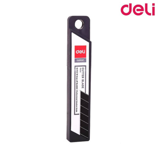 Deli 78000 Big Blacken Blade ใบมีดคัดเตอร์คาร์บอน บรรจุ 10 ใบ/กล่อง