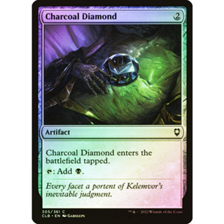 [MTG] Charcoal Diamond [CLB] [ARTIFACT] [COMMON] [FOIL] [ENG] (การ์ดเมจิค / Magic the Gathering)