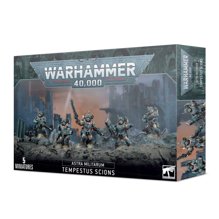 [200B พร้อมส่ง]Warhammer 40K: MILITARUM TEMPESTUS SCIONS โมเดลเกมสจำลอง