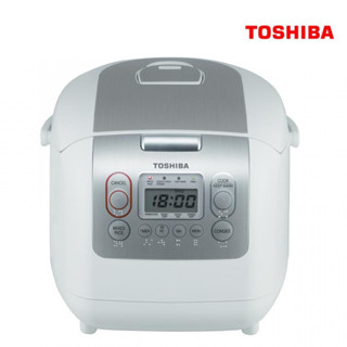 TOSHIBA หม้อหุงข้าว 1.0 ลิตร รุ่น RC-10NMF(WT)