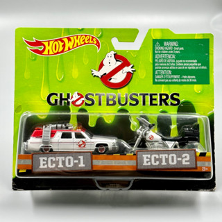 Hotwheels Premium | GHOSTBUSTERS Ecto-1 &amp; Ecto-2