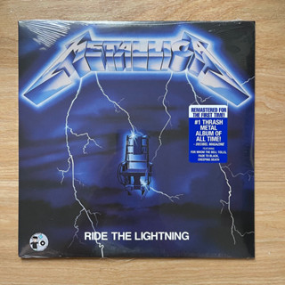 แผ่นเสียง Metallica ‎– Ride The Lightning ,Vinyl, LP, Album, Reissue, Remastered  Repress ,US แผ่นเสียงมือหนึ่ง ซีล