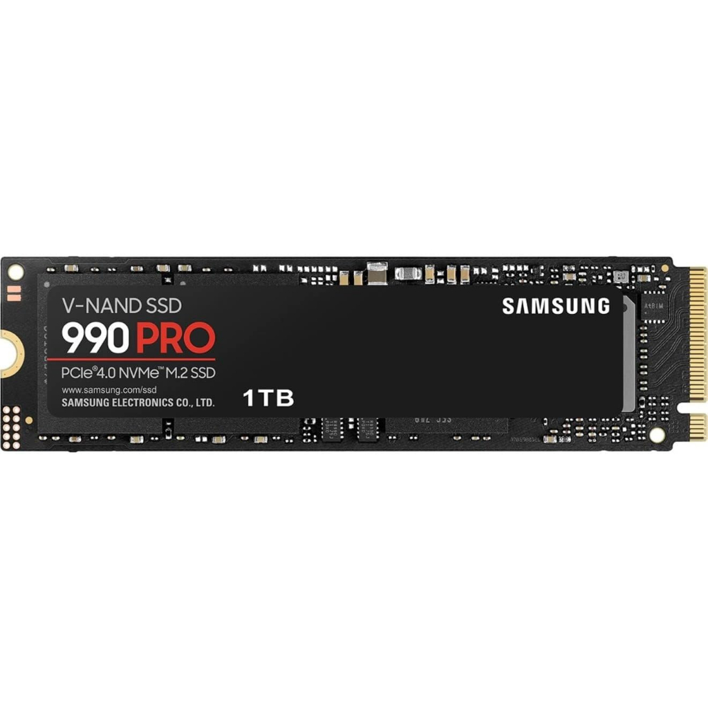 Samsung 990 PRO 1TB PCIe Gen4. X4 NVMe 2.0c M.2 Internal SSD เอสเอสดีภายใน (MZ-V9P1T0BW)