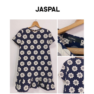 Jaspal dress size L เหมาะกับสาว s-m ผ้าเหมือนผ้าทอ(สวย)ไม่มีตำหนิ